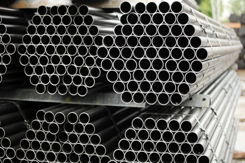 تصویر 2 از فروش لوله داربستی رنگ شده + قیمت خرید به صرفه